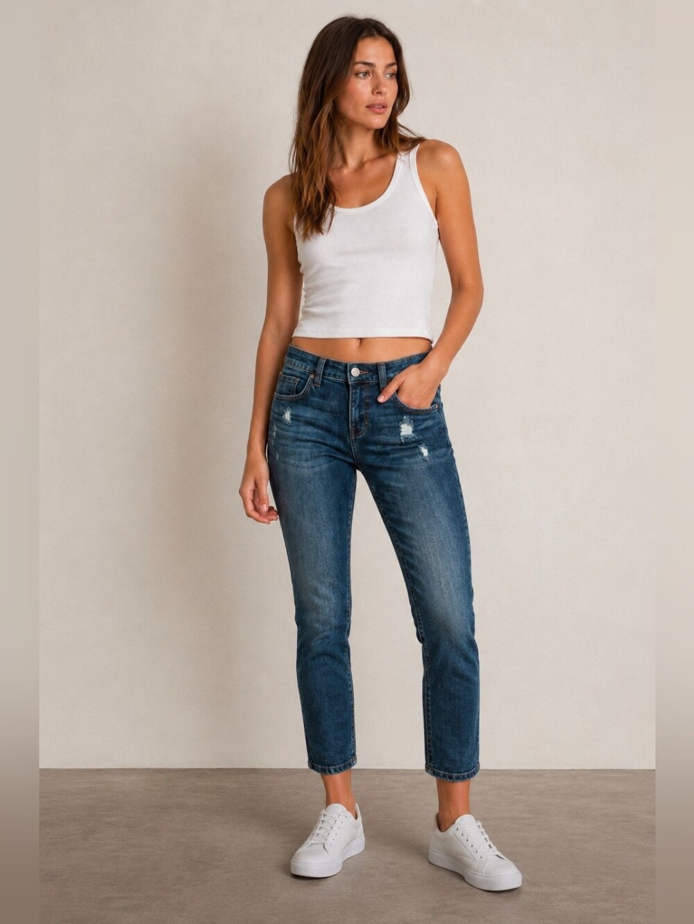 ❤ COSMIC BLUE LOVE SKINNY JEANS, 0 (25)